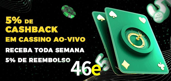 Promoções do cassino ao Vivo 46e